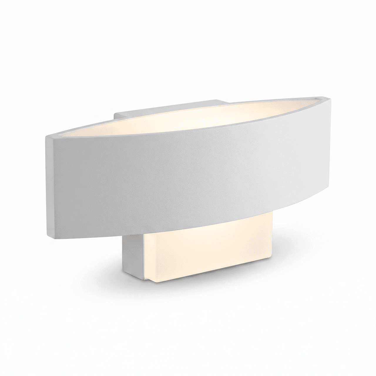 Wave Wall Sconce — Matte White
